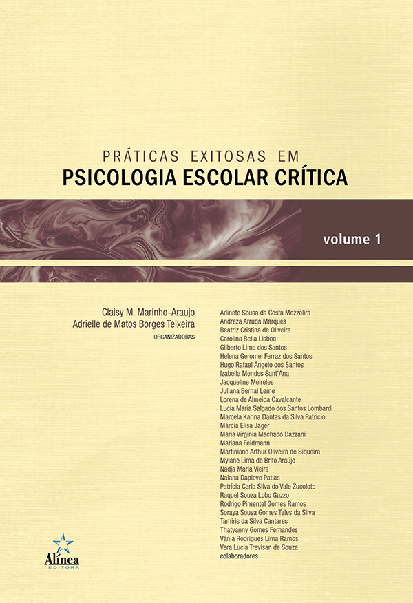 Práticas exitosas em psicologia escolar crítica - volume 1-0